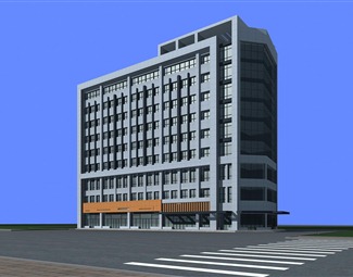 现代 办公楼 沿街办公楼