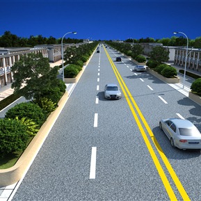 新中式 商业街 新农村沿街徽派