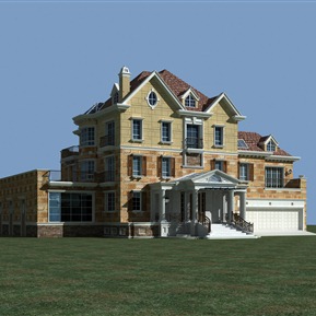 欧式 独栋别墅 私家别墅