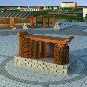 新中式 城市雕塑 雕塑