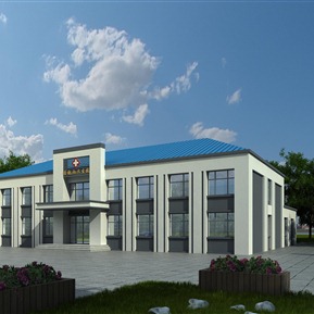 新中式 医院建筑 乡镇卫生院