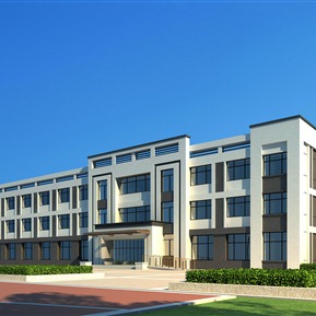 现代 学校 学校教学楼