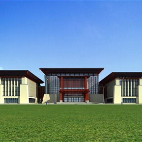 现代 图书馆建筑 场馆图书馆