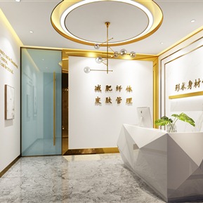 现代 前台 美容前台