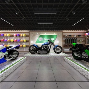 现代 专卖店 摩托车店