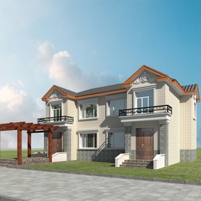 欧式 双拼别墅 别墅