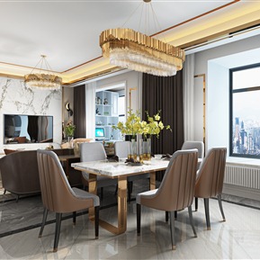 轻奢 餐厅 客餐厅