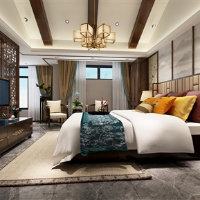 新中式 卧室