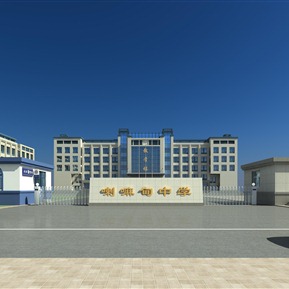 现代 学校 学校大门