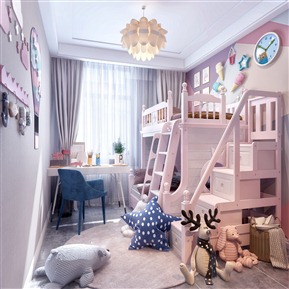 北欧 儿童房 卧室儿童房
