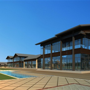 新中式 酒店建筑 酒店