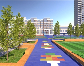 现代 学校 景观