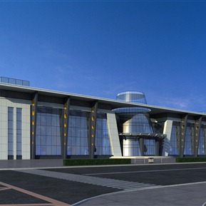 现代 建筑 展览馆会展中心