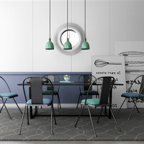 工业LOFT 餐桌椅组合  餐桌组合