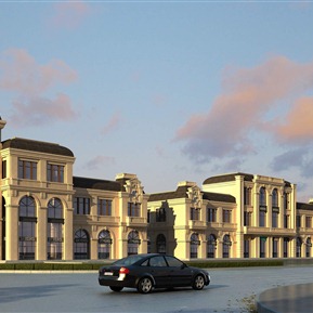 欧式 商业街 商业