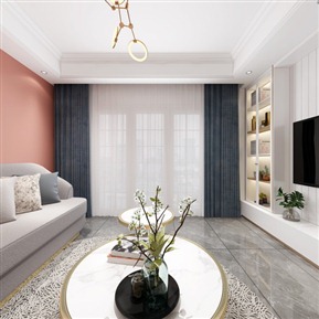 轻奢 客餐厅 客餐厅全景