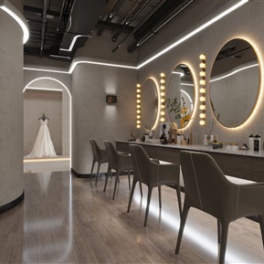 侘寂 婚纱店 婚纱店梳妆台