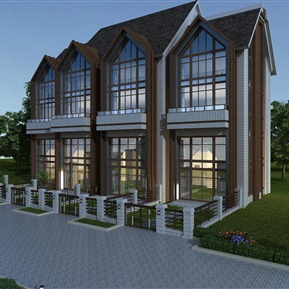 欧式 独栋别墅 会所别墅