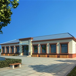 欧式 建筑 食堂