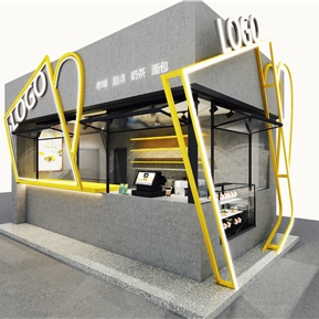 工业LOFT 奶茶店 奶茶甜饮店