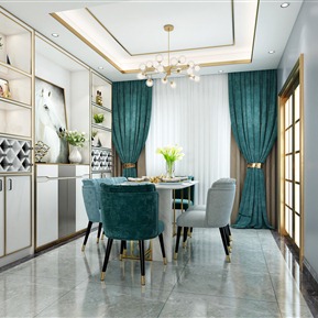 现代 餐厅 客餐厅