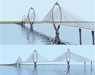 现代水上公路桥
