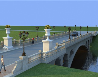 欧式桥模型