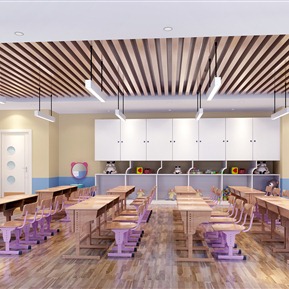 现代 幼儿园 儿童幼儿园教室