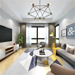 北欧 客餐厅 客餐厅全景