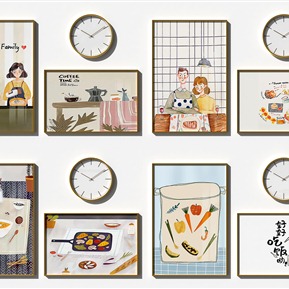 现代 装饰画 餐厅装饰画