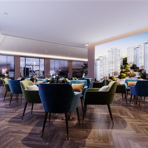 现代 接待区 售楼处