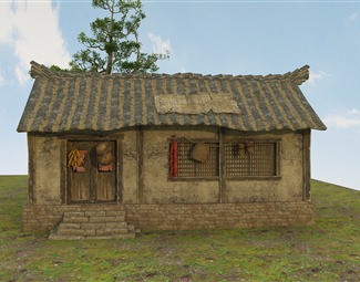 中式夯土建筑