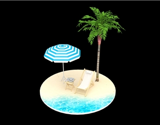 现代休闲沙滩椅子