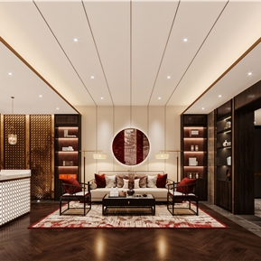 新中式 水吧 酒吧区