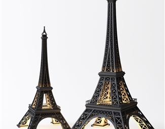法式法式巴黎铁搭雕塑