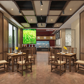 中式 餐厅 一楼大厅