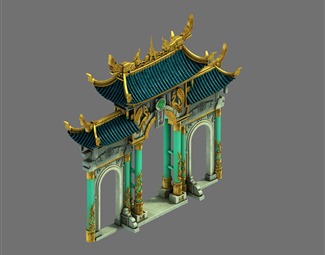 中式游戏中式建筑