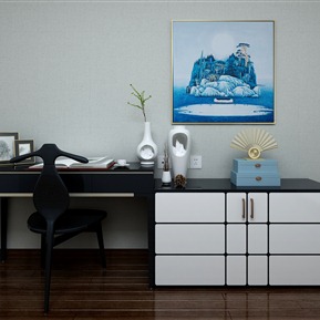 现代 书桌椅 电视柜子