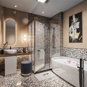 轻奢 卫生间 酒店洗手间