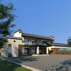 新中式 独栋别墅 别墅