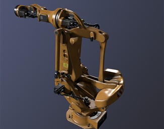 现代机械臂设备3d模型下载