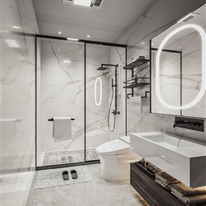 现代 卫生间
