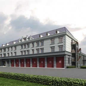 欧式 办公楼 高级灰办公楼