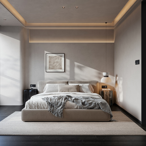 现代 卧室 主卧室