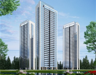 现代 住宅区 住宅