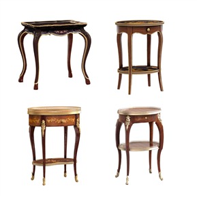 轻奢 角几 古典角几组合