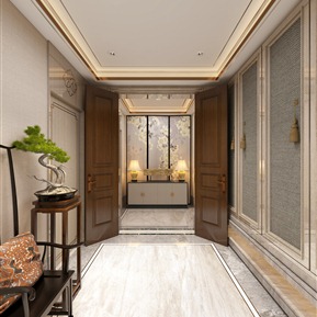 新中式 玄关 门厅