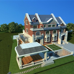 欧式 独栋别墅 别墅