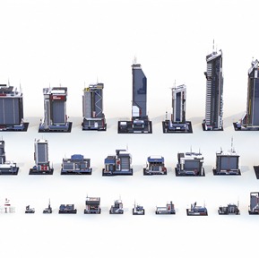 现代 建筑 未来建筑楼房