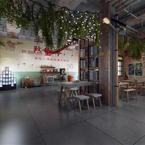 工业LOFT 餐厅 怀旧年代酒馆